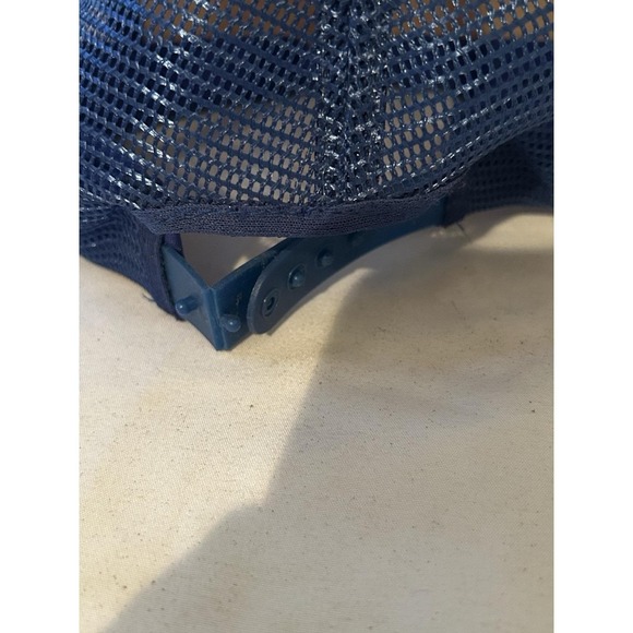 Willie Nelson & Family Texas Flag Mesh Trucker SnapBack Hat Blue Frank Bros 1982 - Picture 2 of 4